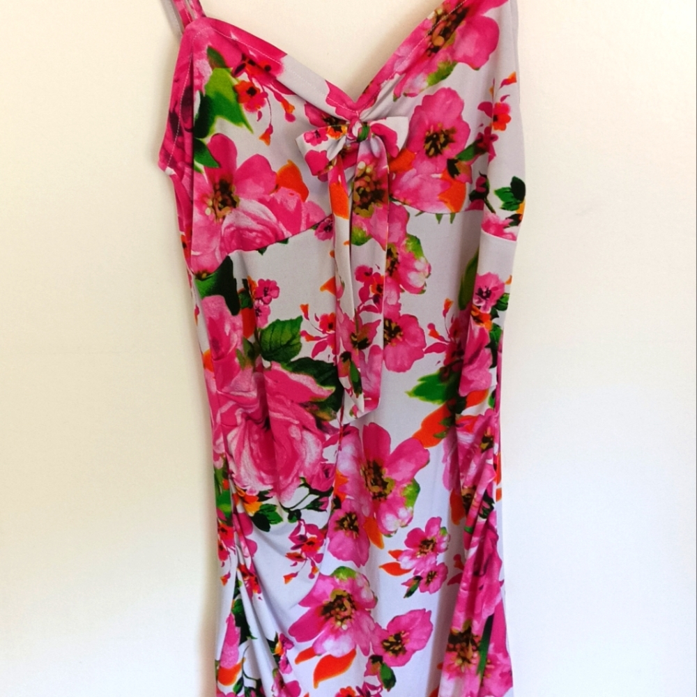 Cute Summer Floral Strappy Dress